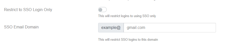 SSO config