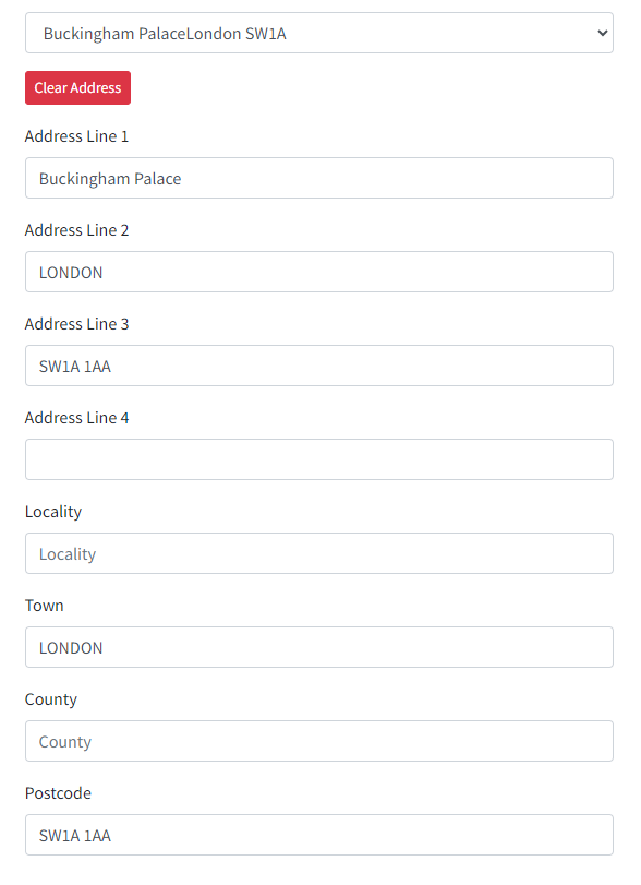 Address Details