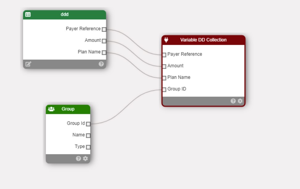 Variable Direct Debit Node