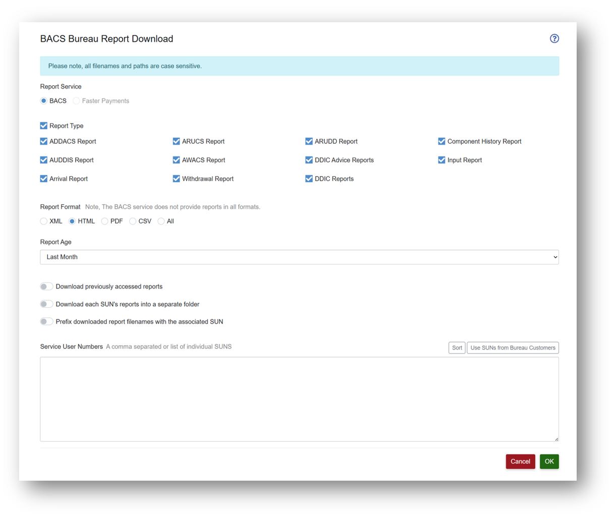 Reports Node