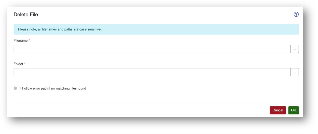 File Delete Configuration